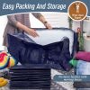 Fygrip 6-Pack Extra Heavy Duty Large Moving Bags | 23-Gallon Storage Totes with Strong Zippers & Comfortable Handles