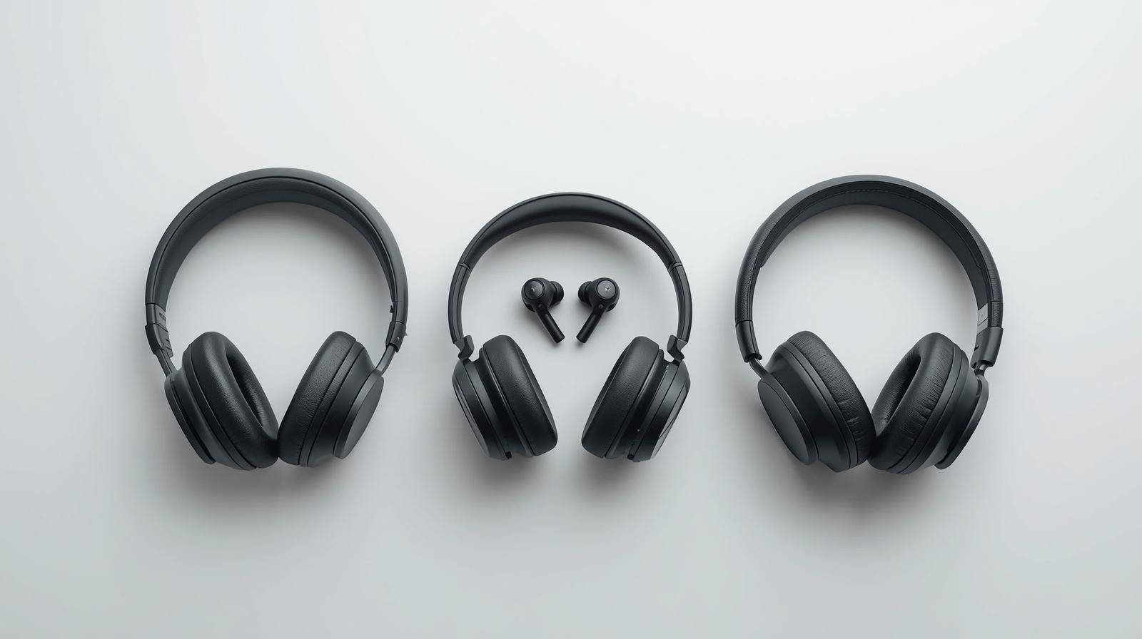 Headphone Declutter Rule feature image 4 headphones samples